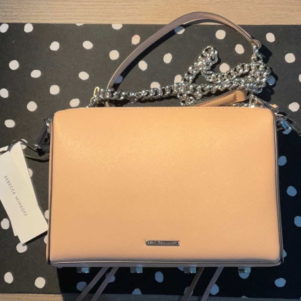 492- Rebecca Minkoff NWT Avery Leather Crossbody Bag - Picture 7 of 7
